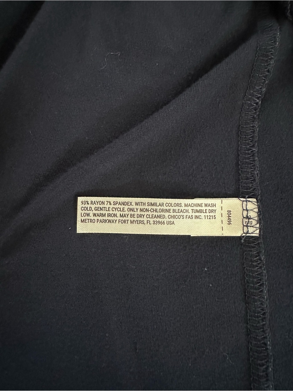 Soma Navy Lightweight Short Robe - Picture 3 of 4